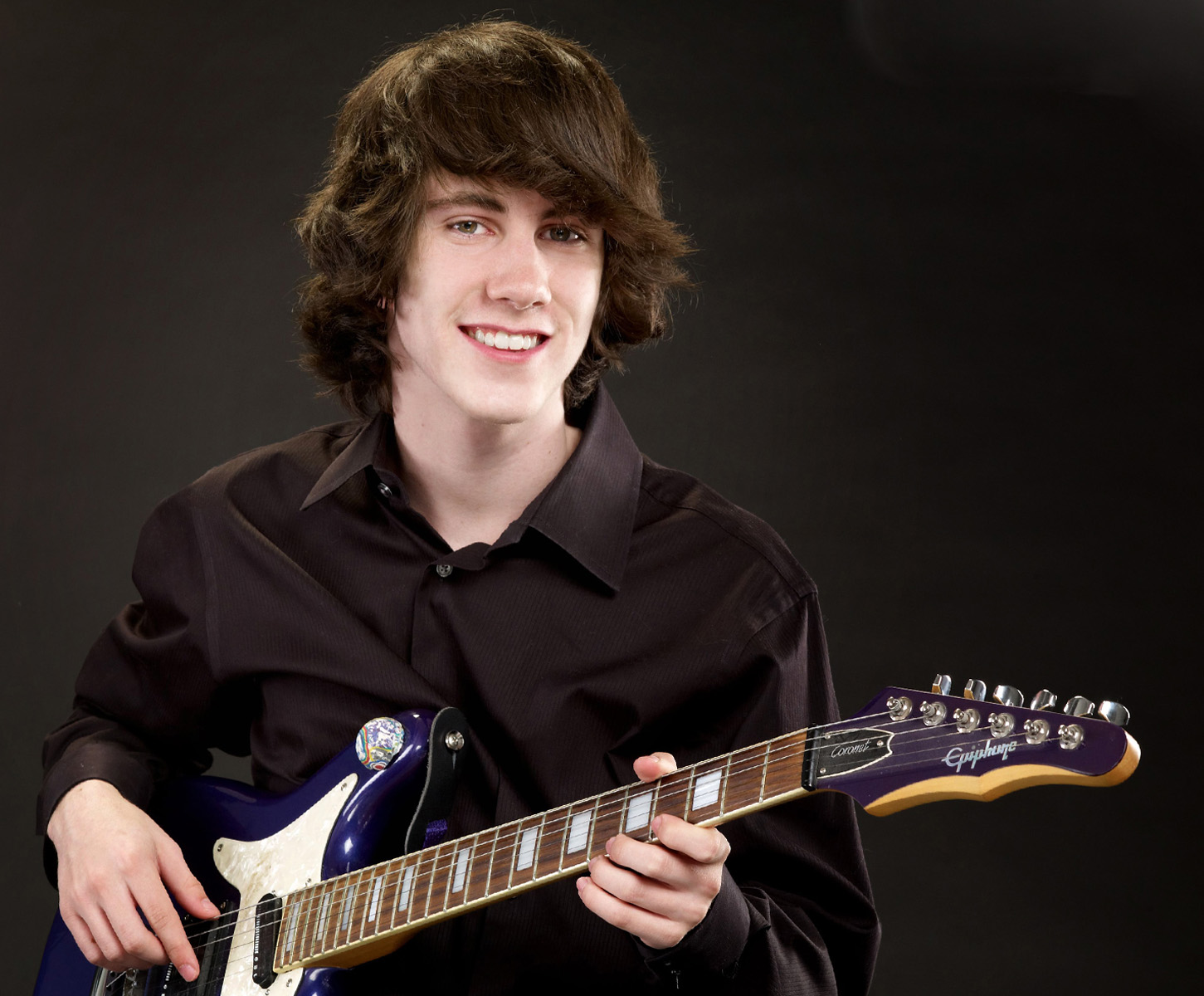 Senior Portrait with Guitar