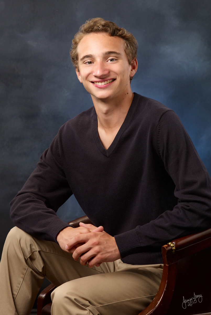 Senior Studio Portrait, Columbia, MD