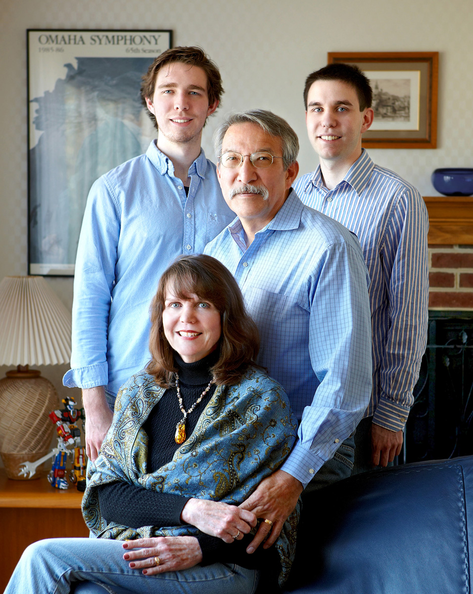 Family Portrait in their Home