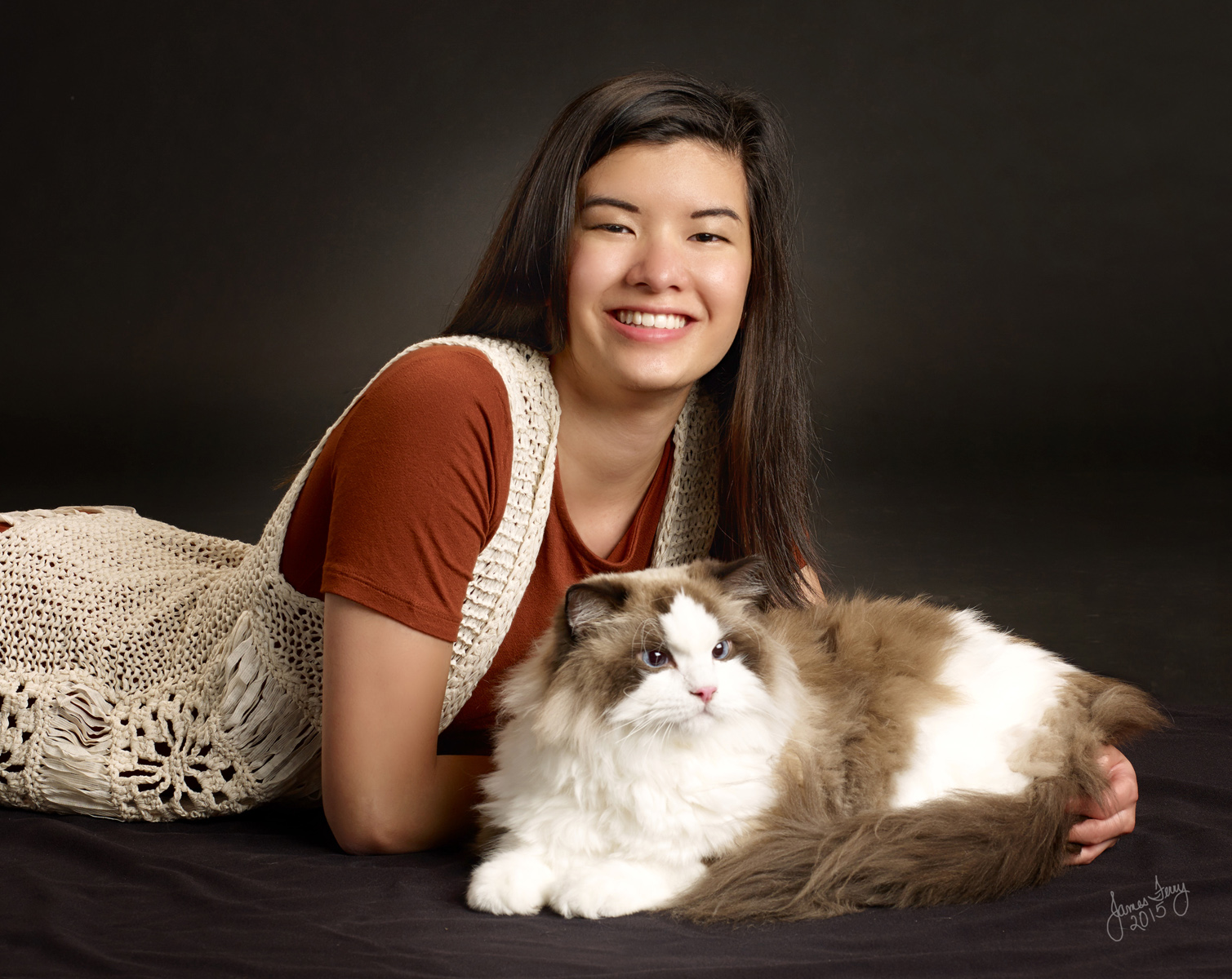 Senior Portrait with pet