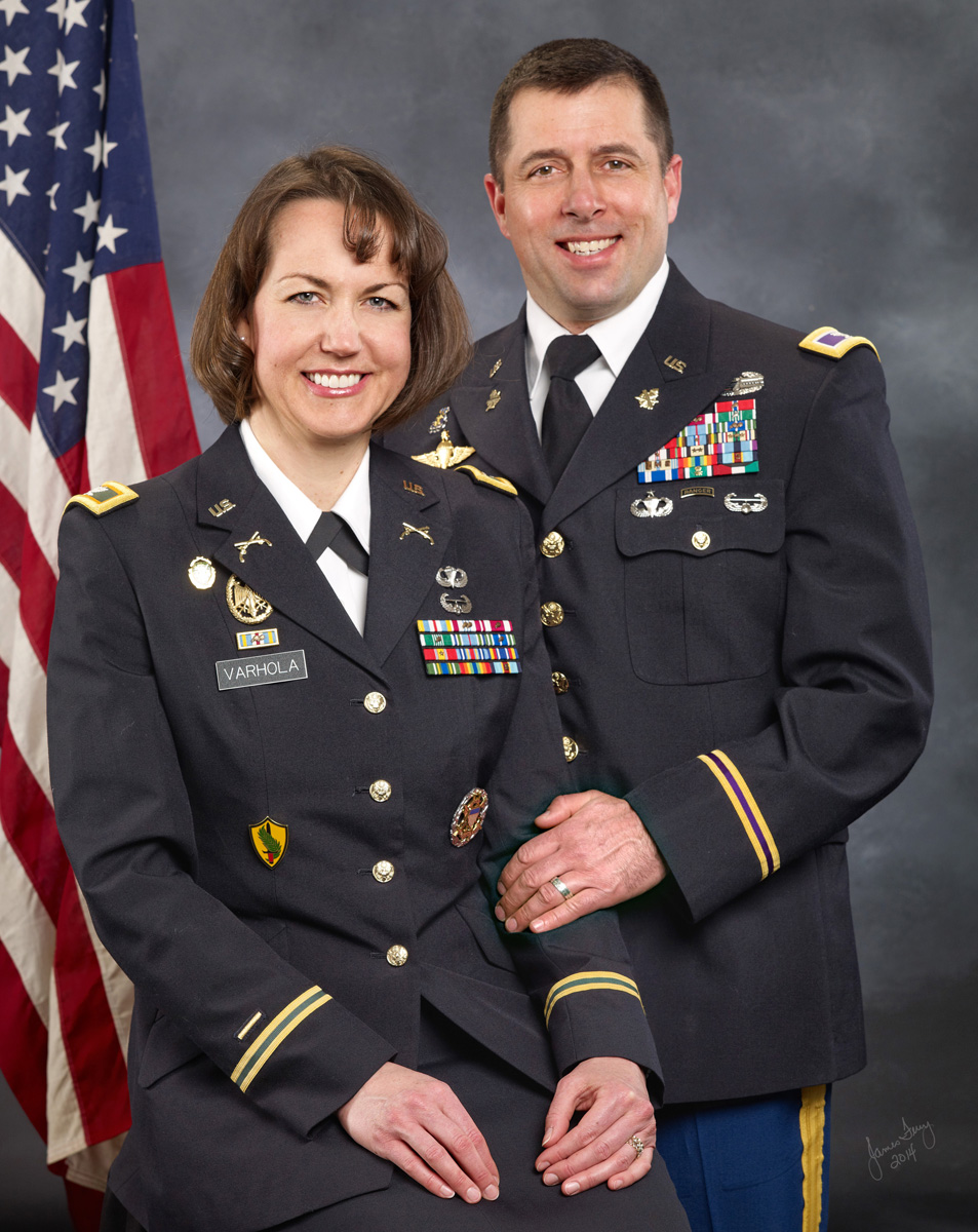 Portrait of Military Couple