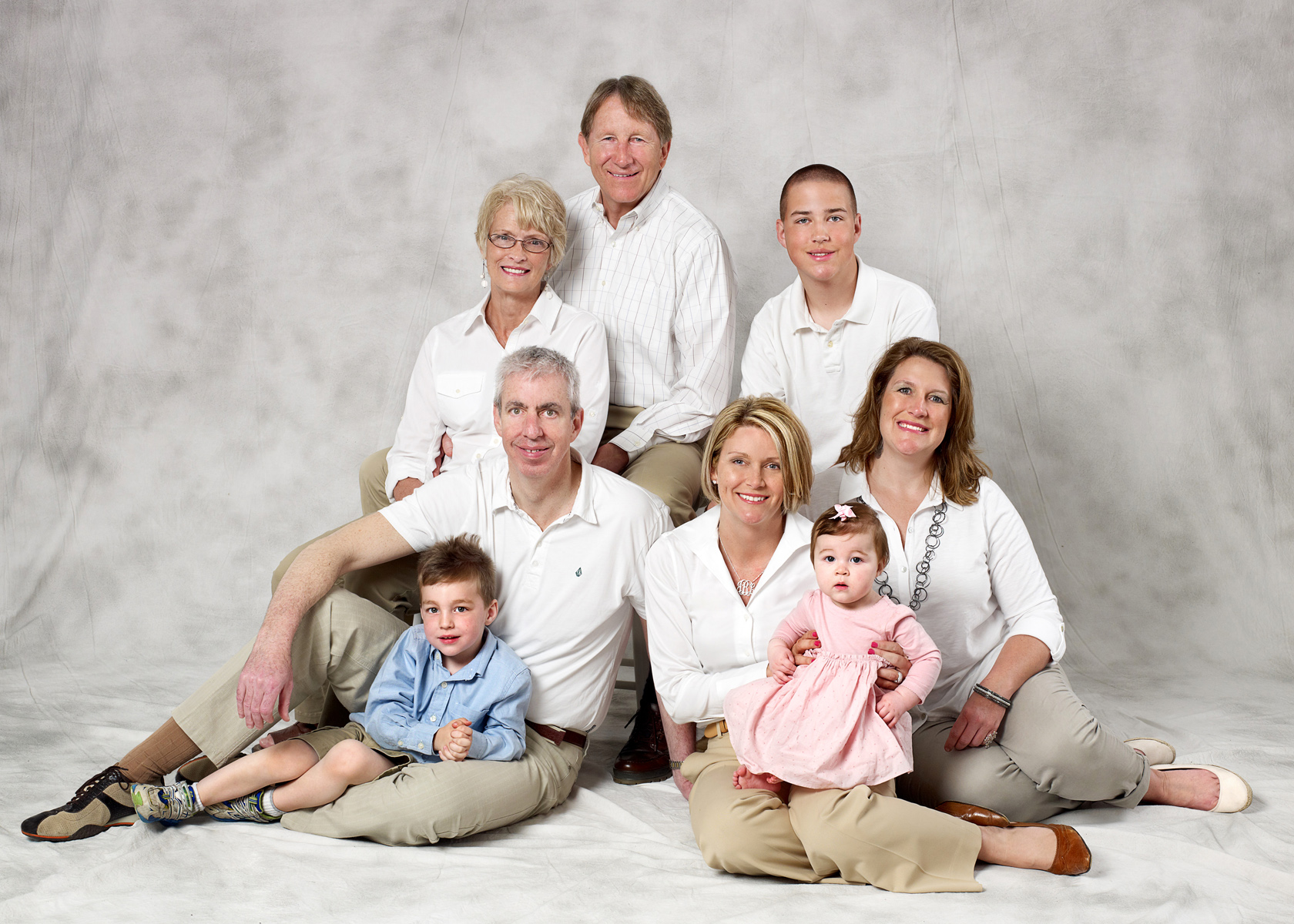 Family Portrait in Studio