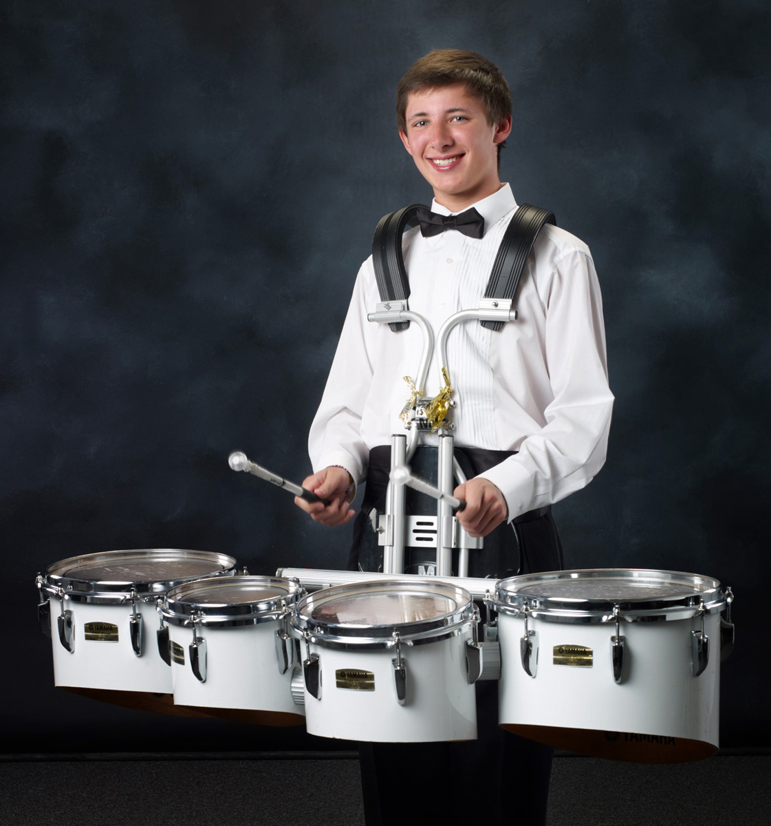 Senior Photo with Drums