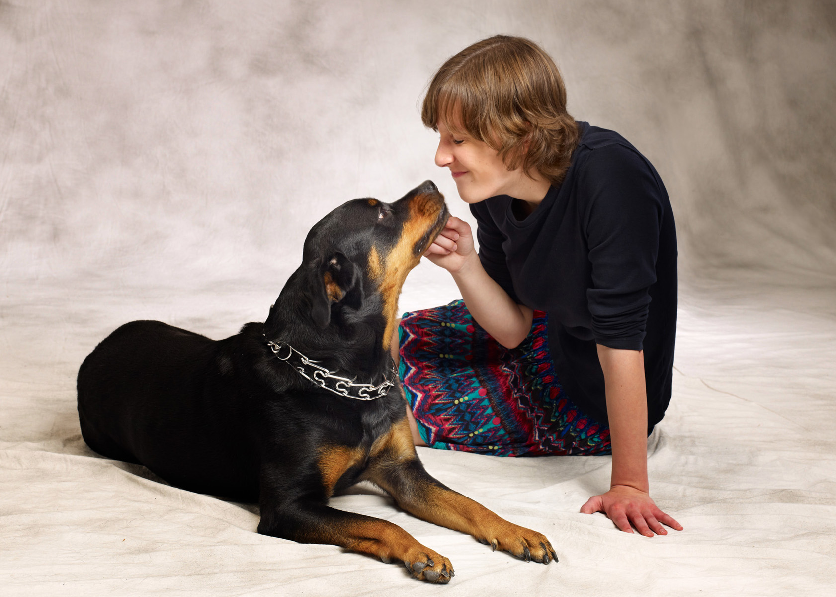 Senior Portrait with dog