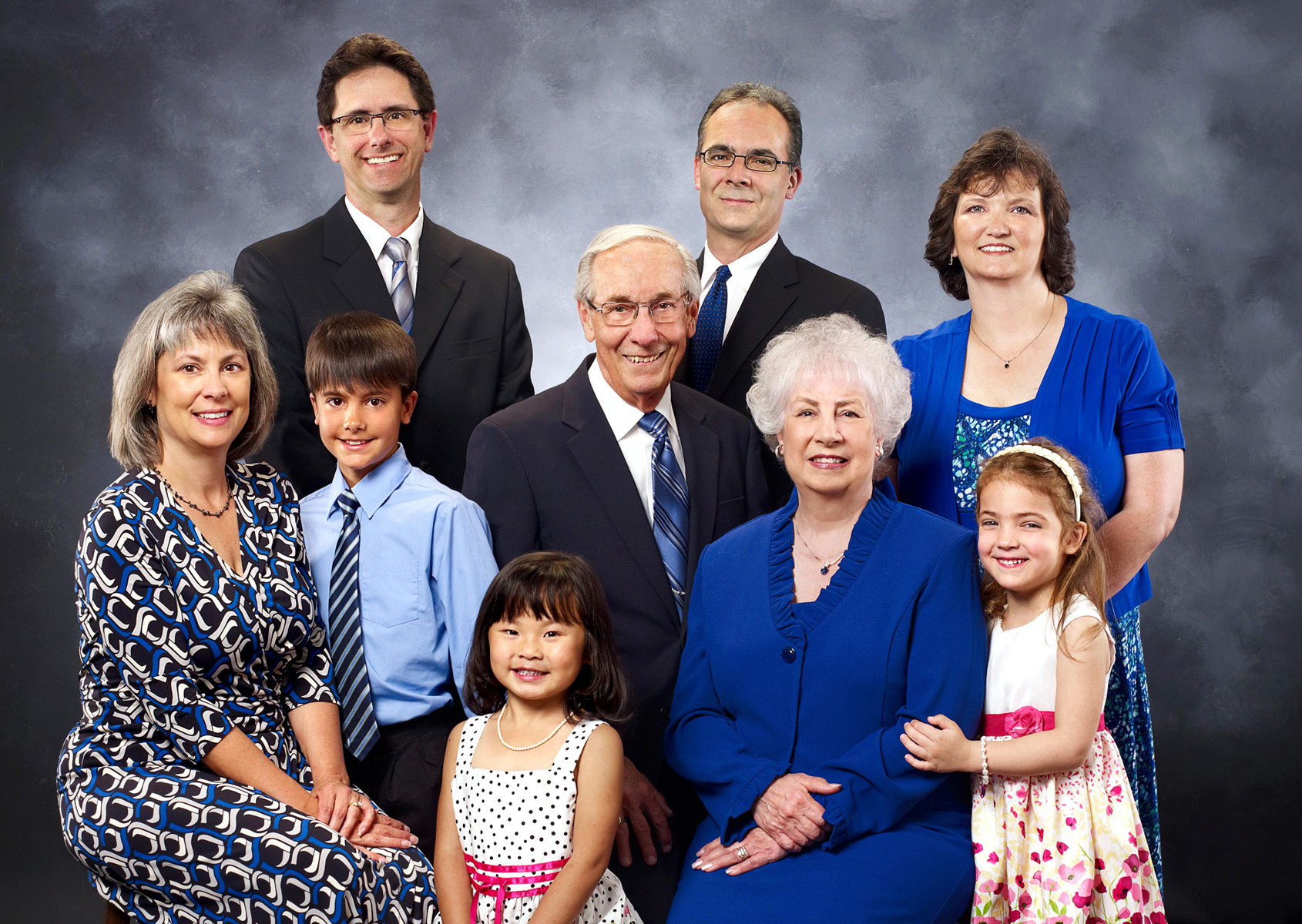 Family Portrait in Studio