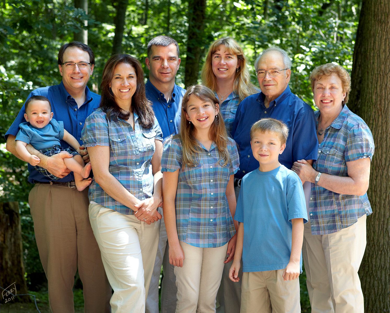 Family Photo Outside